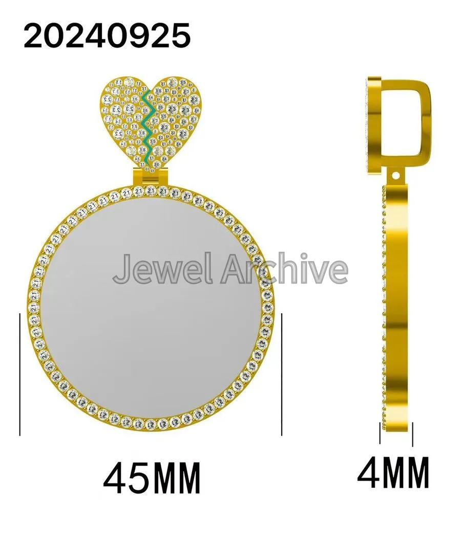 45mm memories pendant