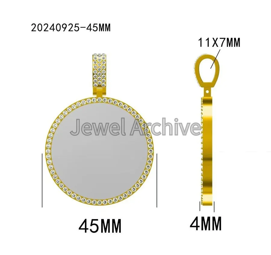 45mm memories pendant
