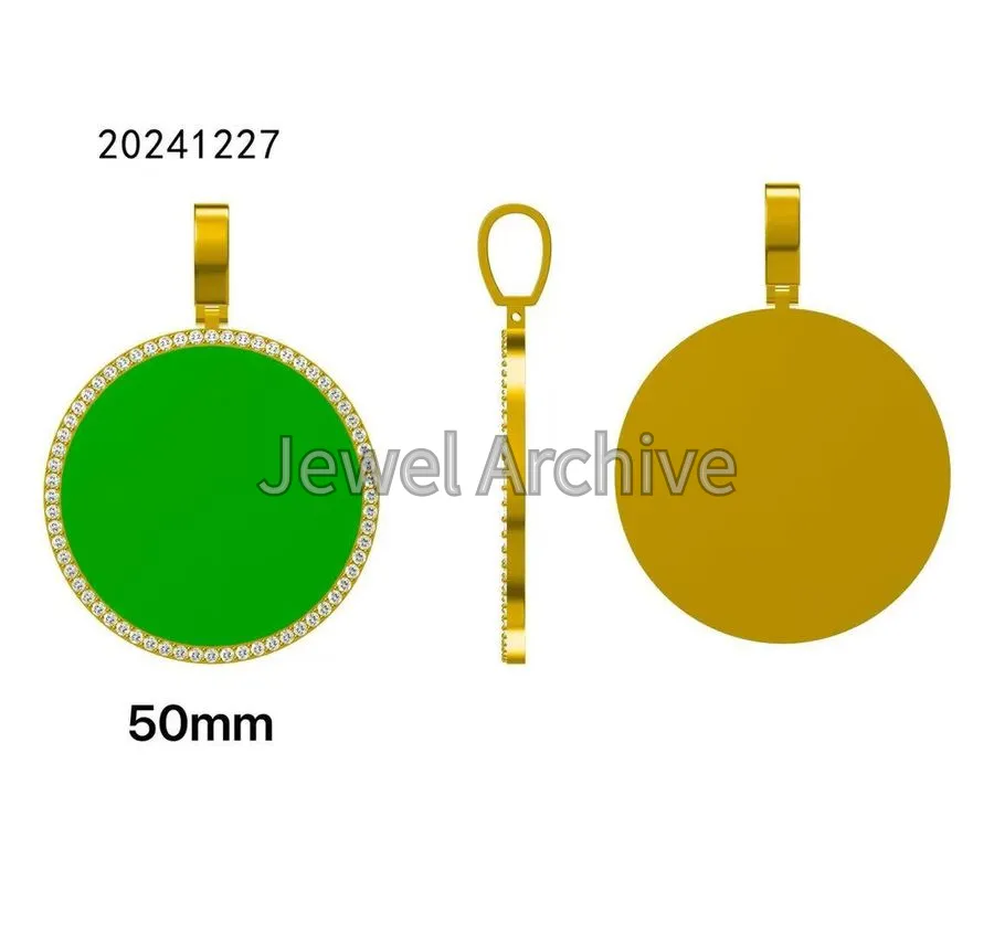 50mm mmemories pendant