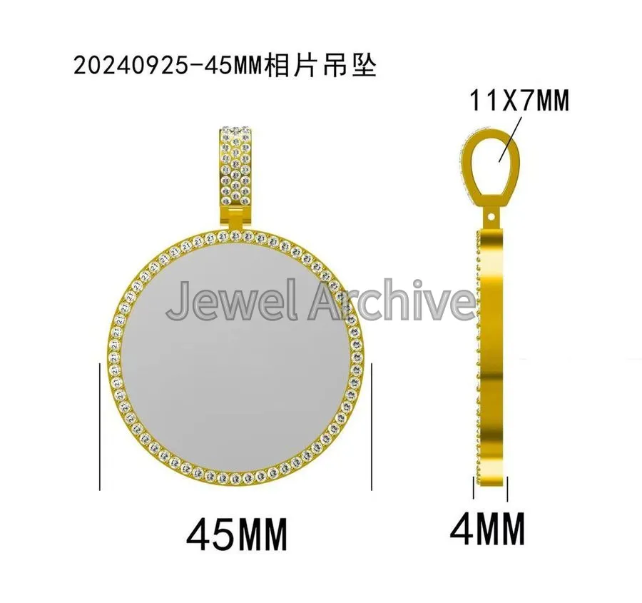 45mm memories pendant