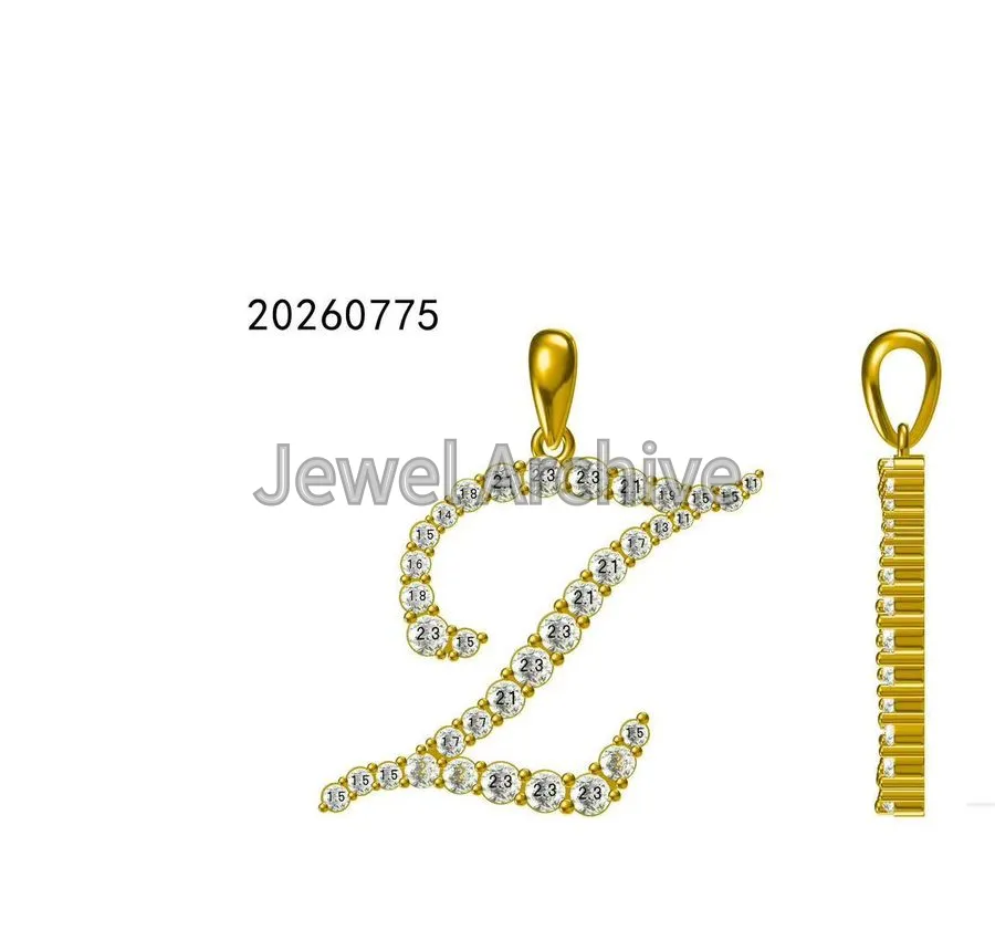 LETTER Z PENDANTS
