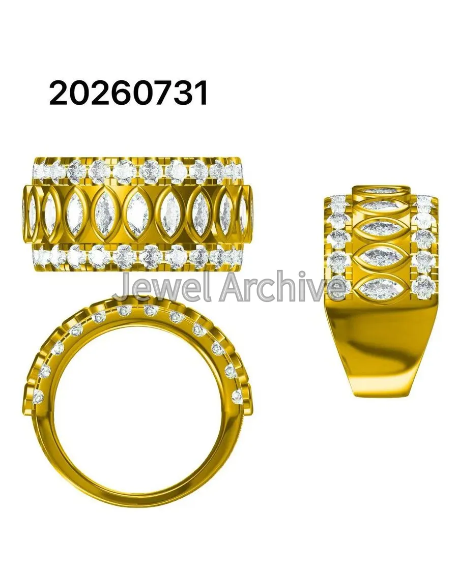Man Ring-Marquise
